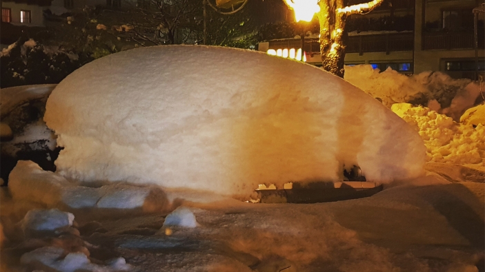 Een overvloed aan sneeuw
