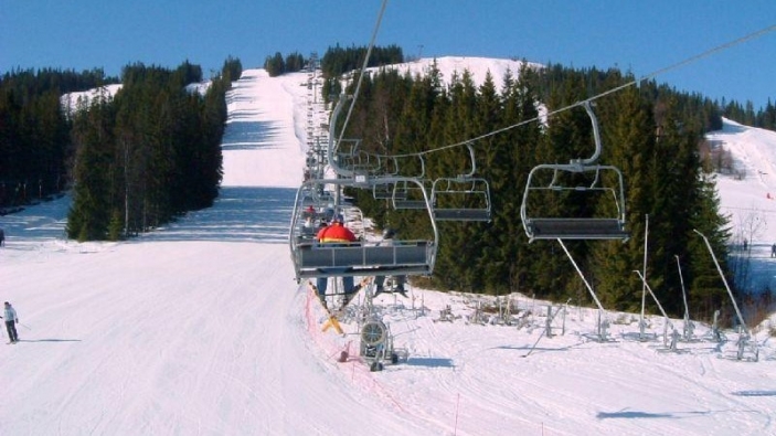 Skigebied Säfsen in Zweden