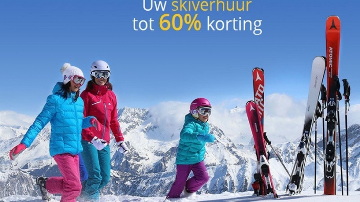 Korting op skihuur
