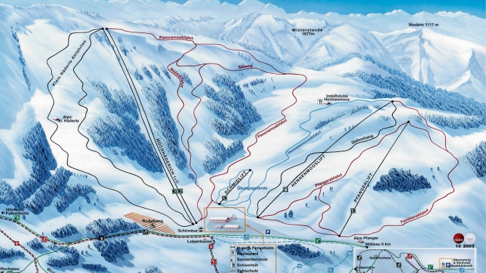 Pistekaart Alpenarena Hochhäderich Pistekaart Alpenarena Hochhäderich