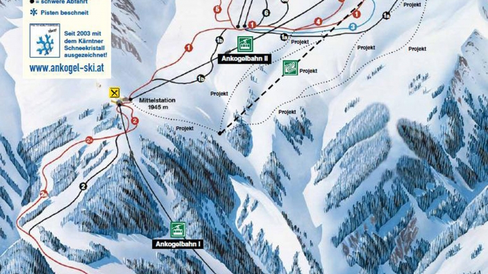 Pistekaart Ankogel Mallnitz Pistekaart Ankogel Mallnitz