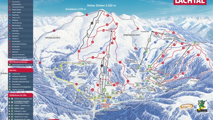 Pistekaart Lachtal-Murtal Pistekaart Lachtal-Murtal