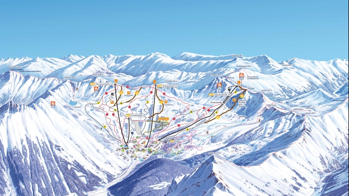 Pistekaart Planneralm Donnersbach Pistekaart Planneralm Donnersbach