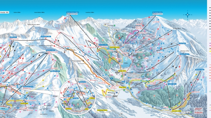 Pistekaart Arosa-Lenzerheide Pistekaart Arosa-Lenzerheide