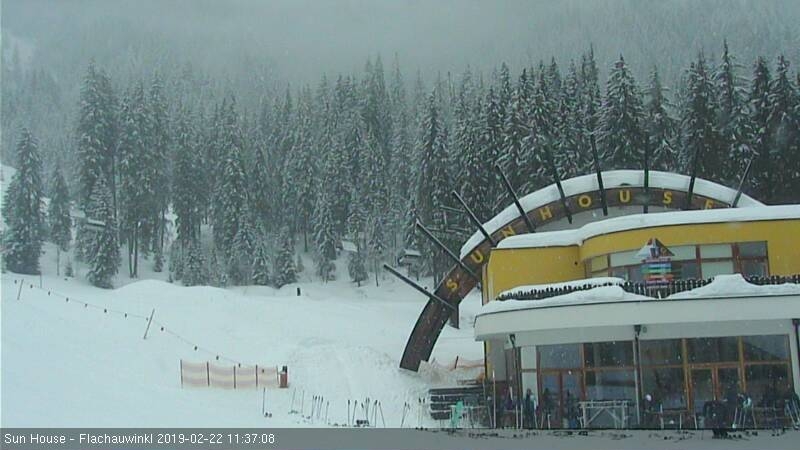 Flachauwinkl: 1300 meter. 22 feberuari 2019