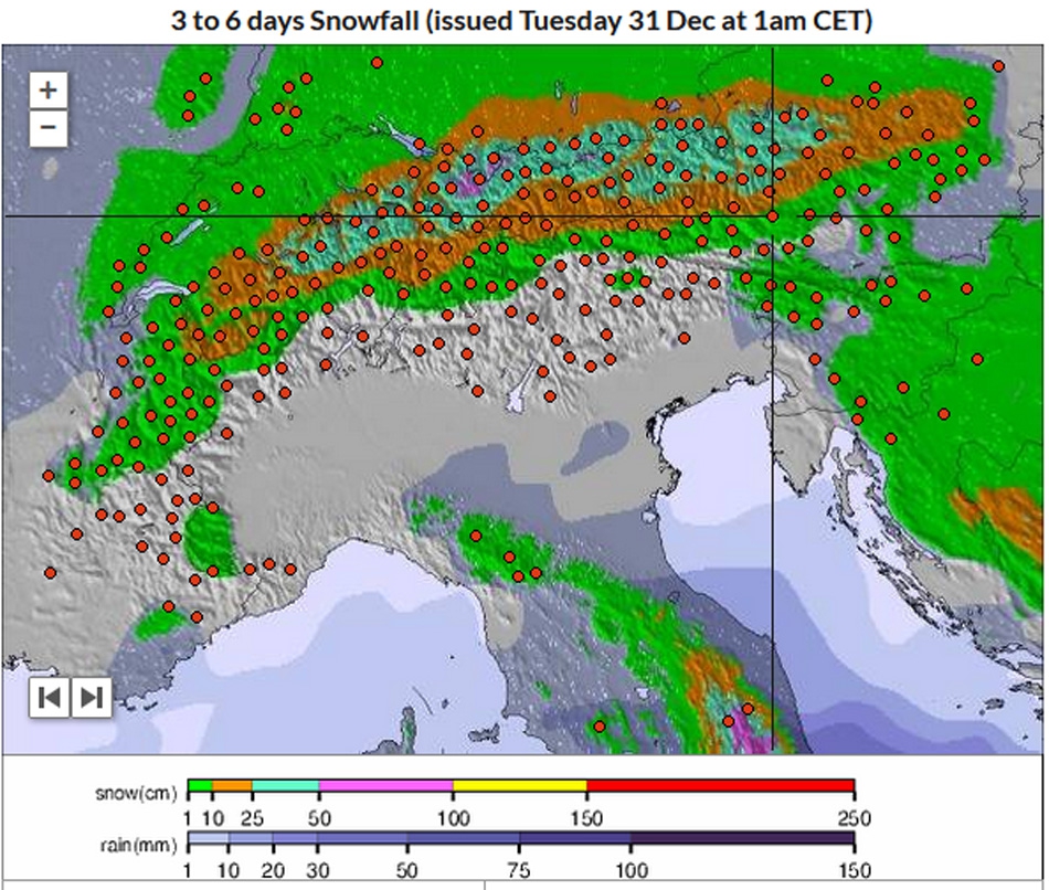 Bron: snow-forecast